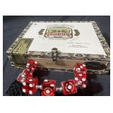 Arturo Fuente Cigar Box Purse Dice Theme