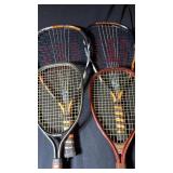 4 Racquetball Racquets Wilson Hyperion Loco &