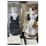 Franklin Heirloom Dolls Hannah & Jane Pair