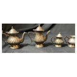 Decorative Metal Tea & Coffee Service