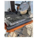RIDGID 10in Sliding Tile Saw w Stand10in RIDGID
