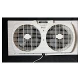 Comfort Zone Dual Window Fan Tested Works