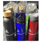 Ascension Logo Metal Water Bottles 8pc Lot