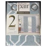 Perfect Pair Ezra Grommet Curtains 2 Panels 50x84