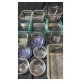 Pyrex & Oven-Safe Glass Storage Dish Lot