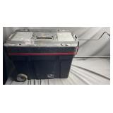 Rolling Tool Box w Paint Supplies & Accessories