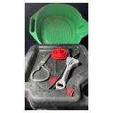 FLO Tools Oil Change Drain Pan Lot