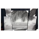 5 Beach Themed B&W Prints