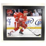 Nicklas Lidstrom Signed Photo Framed