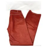 Kenneth Cole Red Suede Women's Pants Size 8