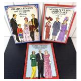 Tierney Presidential Paper Dolls w/ Lincoln