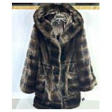 Jones New York Faux Mink Fur Coat