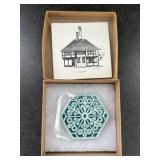 Pewabic Pottery 2010 Snowflake Ornament