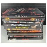 Action Thriller Horror DVD Movie Lot