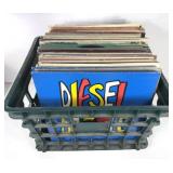 Crate Of Vintage Vinyl Record Albums Baez, Sinatra