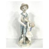 Lenwile Ardalt Porcelain Man & Child Figurine