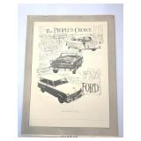 Ford 1952 Original #453 J. Walter Thompson Car Ad
