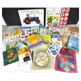 Children's Board Books Lot w/ Little Mermaid Tape