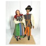 Polish Folk Art Doll Couple
