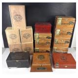 Assorted Cigar Boxes El Rey, Flor Fina, Camacho