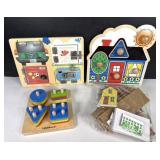 Melissa & Doug Wooden Puzzle Games