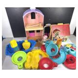 Toy Assortment w/ Doll House & Marble Run