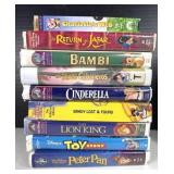 Disney VHS Movie Lot Assorted Titles