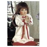 Hamilton Heritage Christmas Prayer Girl Doll
