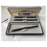 Quill Bubble Top & Zippo Pencil & Ballpoint Set