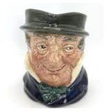 Royal Doulton Captain Cuttle Small Toby Jug