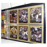 NFL Pro Hall Of Fame Football Cards In Binder