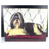Shih Tzu Painting On Canvas