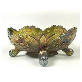 Antique Fenton Carnival Glass Thistle & Waterlily
