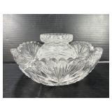 American Brilliant Cut Glass Bowl Pair