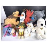 Character Plush Toy Lot Olaf Paw Patrol