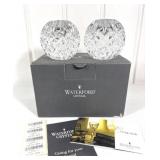 Waterford Crystal Candle Holder Pair w/ Box
