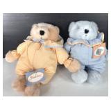 North American Bear Co. Peaches & Baby Blue Bears