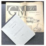 General Motors Engineer Log Books & Paper