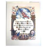 Pre-1954 Pledge Of Allegiance Print