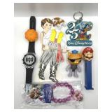 Super Mario Pez Batman Watch Disney Keychains