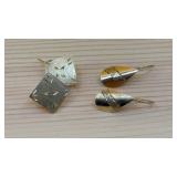 Pair of 14K Gold Earrings  2.14gr