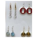 Collection of Fish Hook Pierced Earrings