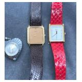 SEIKO and Timex thin watches & watch charm