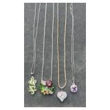 925 silver 18ï¿½ necklaces 20g