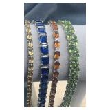 925 silver bracelets 65.4g