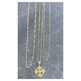 14k gold chains 5.5g