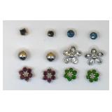 Collection of pierced earrings