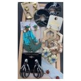 Collection of pierced earrings