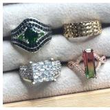 925 silver. Ring collection size 5. 18.4g