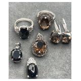 925 Ring & Charm Sets.  21.1gr